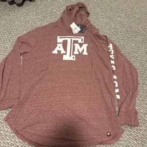 Fanatics Texas A&M Aggies Hoodie Men's XXL  Logo Pullover Polyster/Cotton NWT